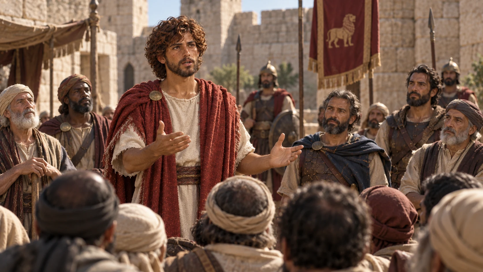 The assembly hears David.