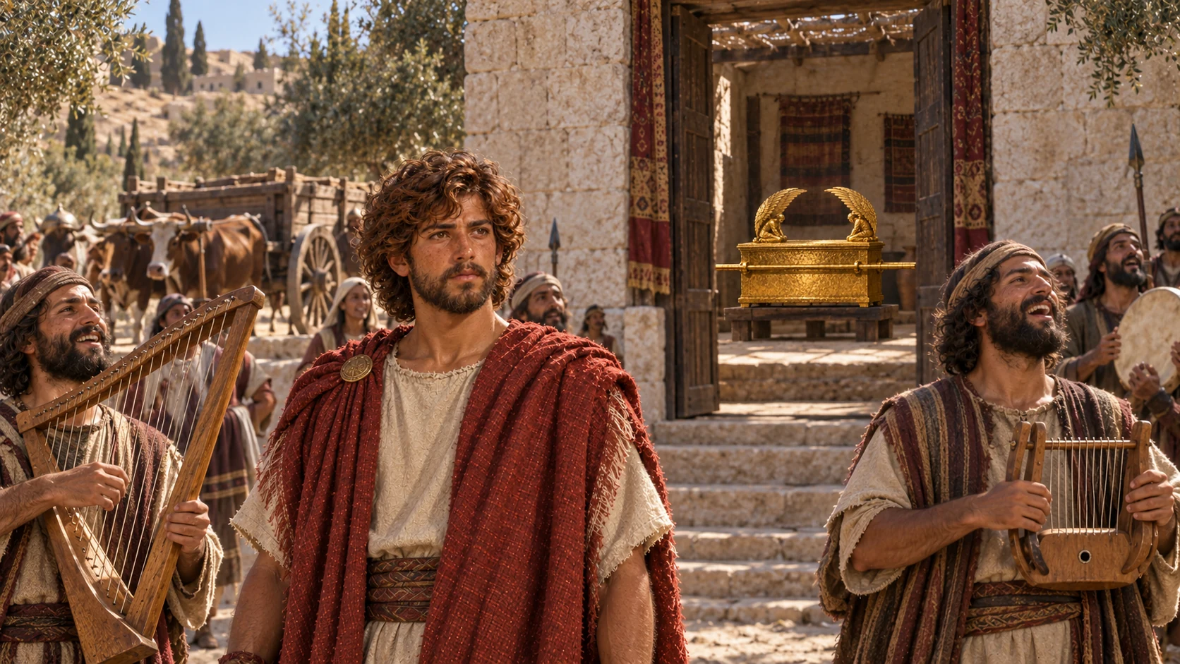 The approach to Kiriath-jearim.