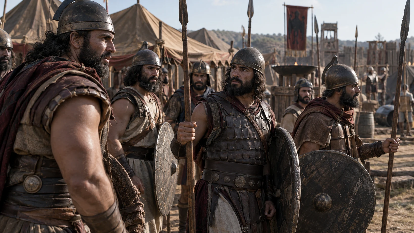 The Philistines seek David.