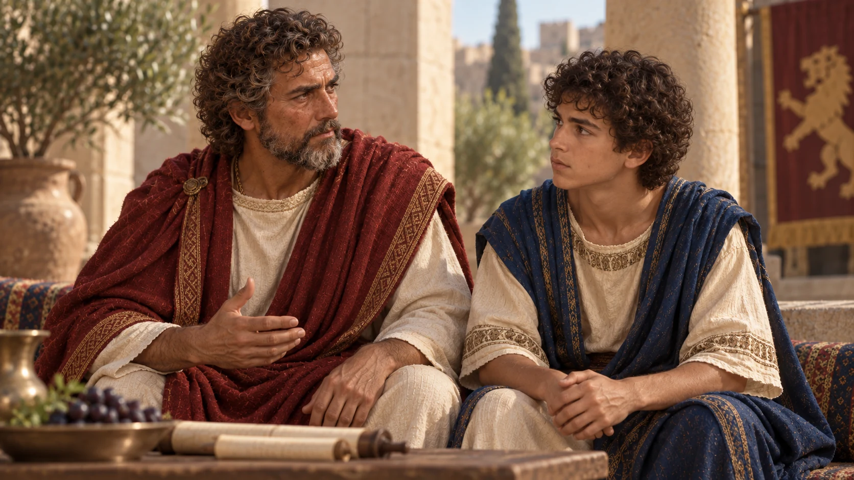 Steadfast love and an enduring throne.