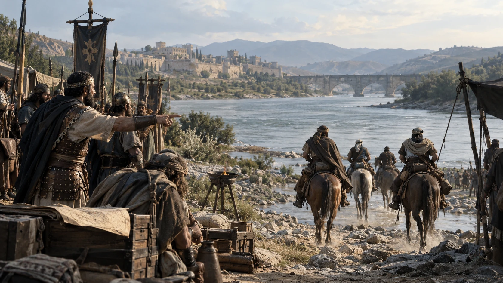 Reinforcements beyond the River.