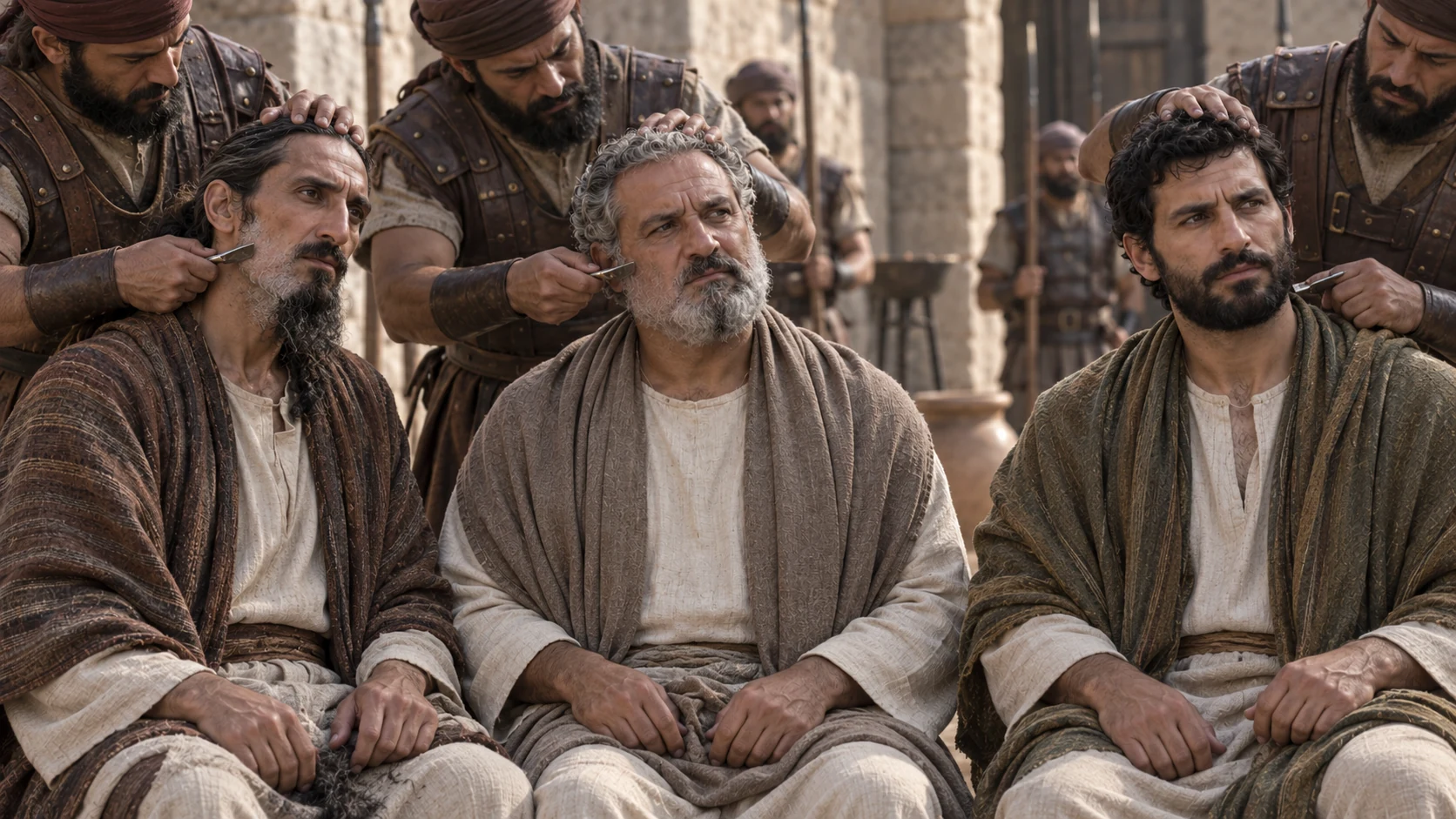 The messengers are humiliated.