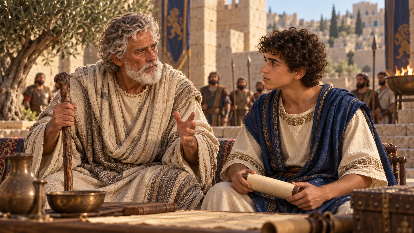 Wisdom, obedience, and courage.