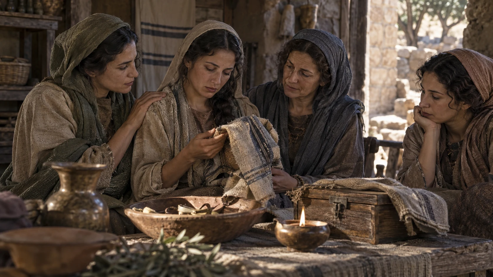 Merari and the daughters of Eleazar.
