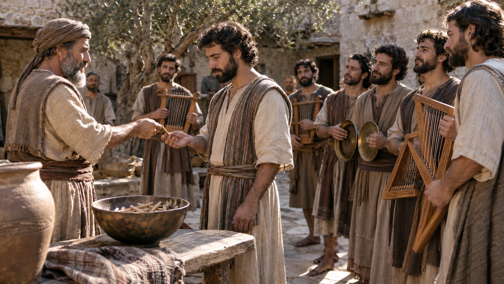 Joseph, Gedaliah, and Zaccur.