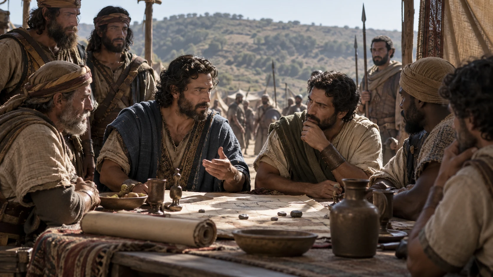 Judah, Issachar, Zebulun, and Naphtali.