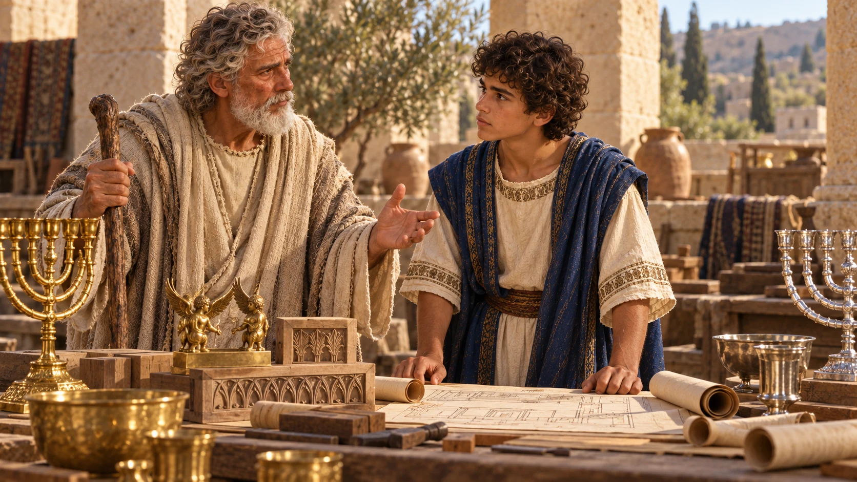 The son’s charge and condition.