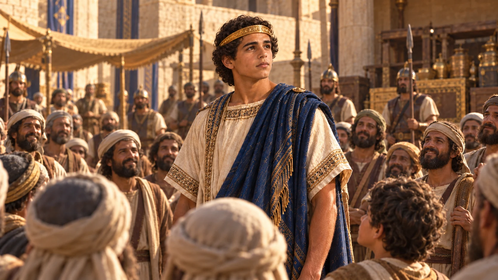 Solomon’s royal majesty.