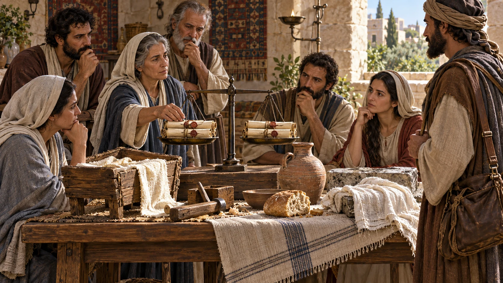 A mature house church weighs sealed teachings against concrete testimony to Jesus' real human coming.