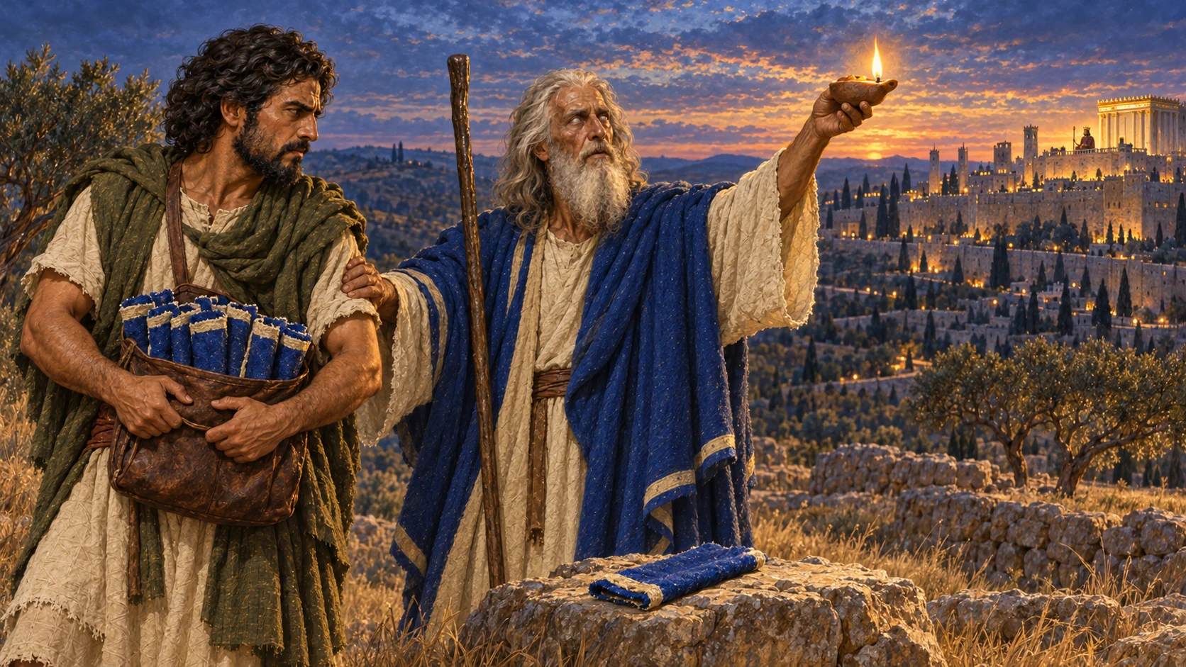 Prophecy preserves Solomon’s lifetime reign and one tribe for David’s lamp in Jerusalem.