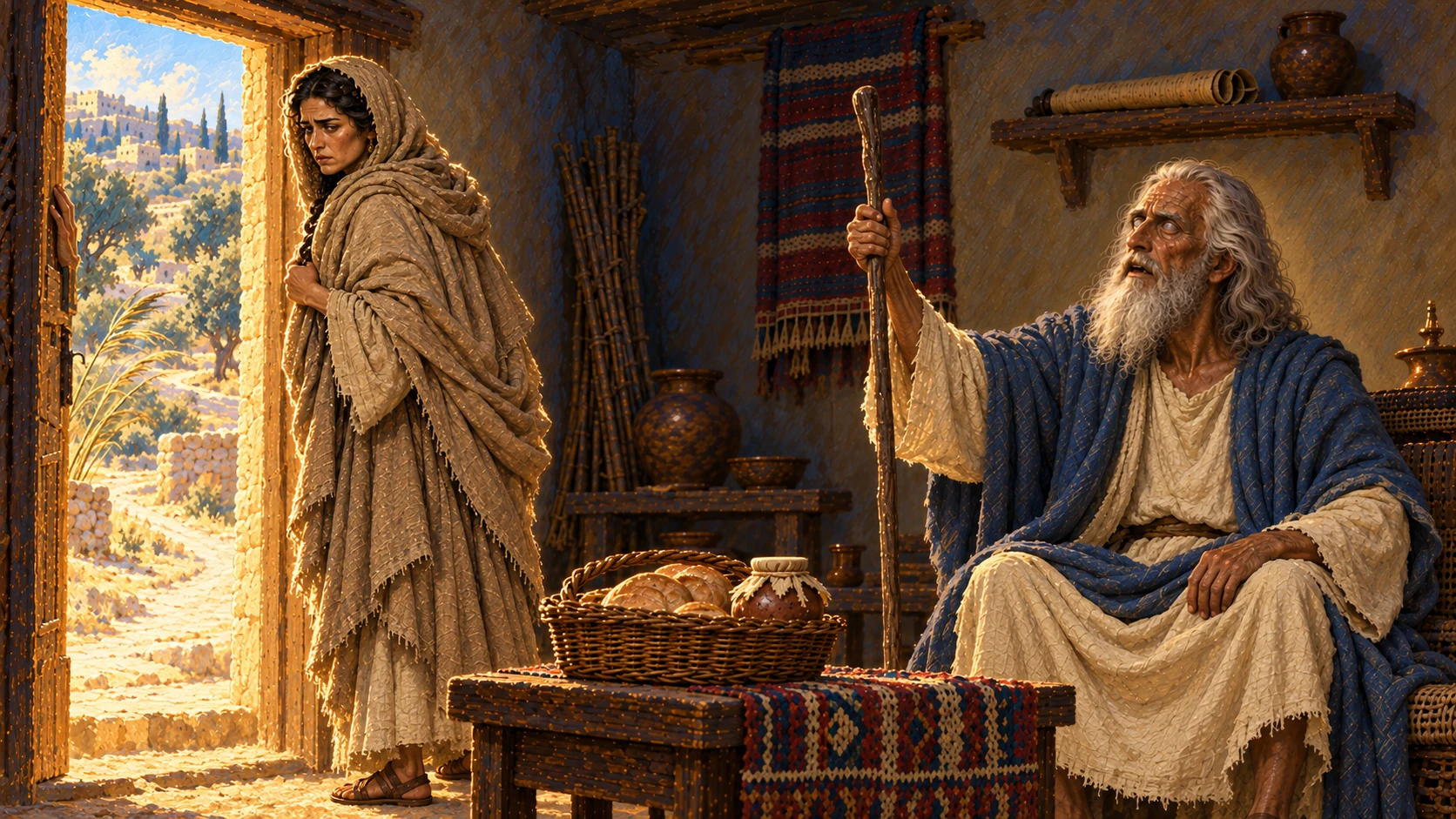 Ahijah predicts a future king and the uprooting of Israel because of Jeroboam’s sins; show the gravity of the spoken message.