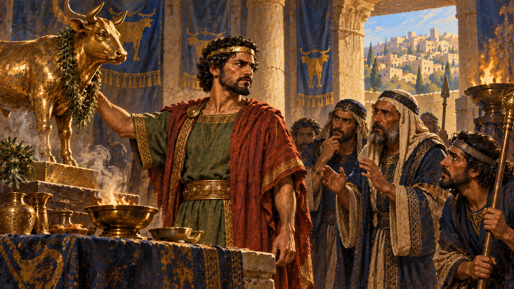 Retrospective return to Nadab’s brief northern reign and his continuation of Jeroboam’s religious sin.