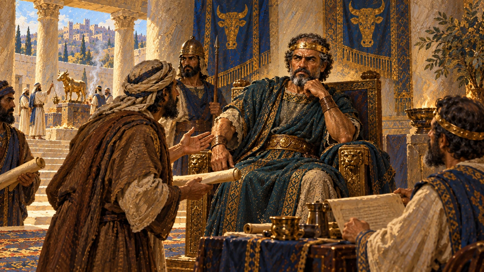 Baasha rules Israel from Tirzah and continues Jeroboam’s sinful way.