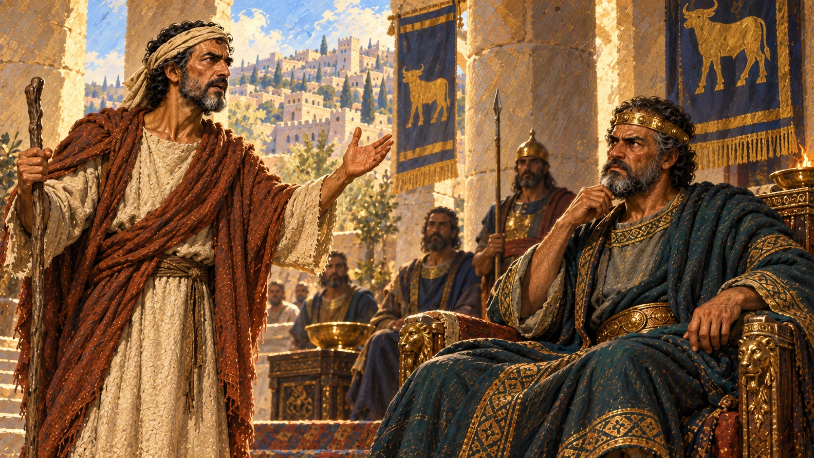 Jehu son of Hanani delivers Yahweh’s rebuke to Baasha for continuing Jeroboam’s sin.