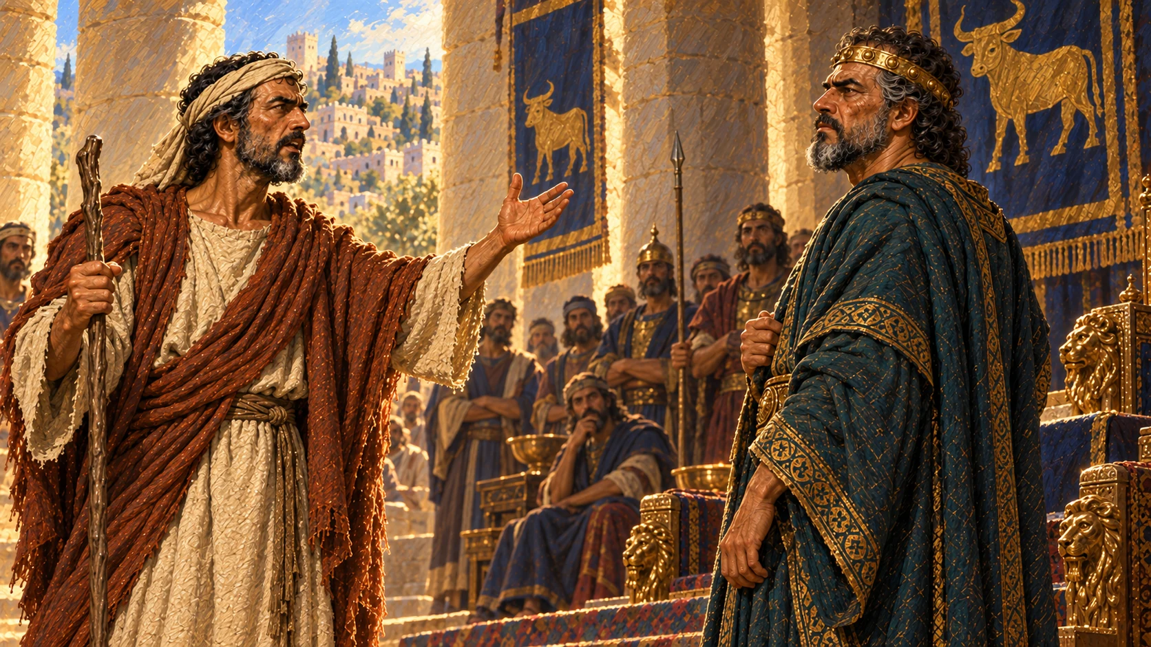 Jehu speaks the severe future judgment; do not stage its fulfillment before it occurs.
