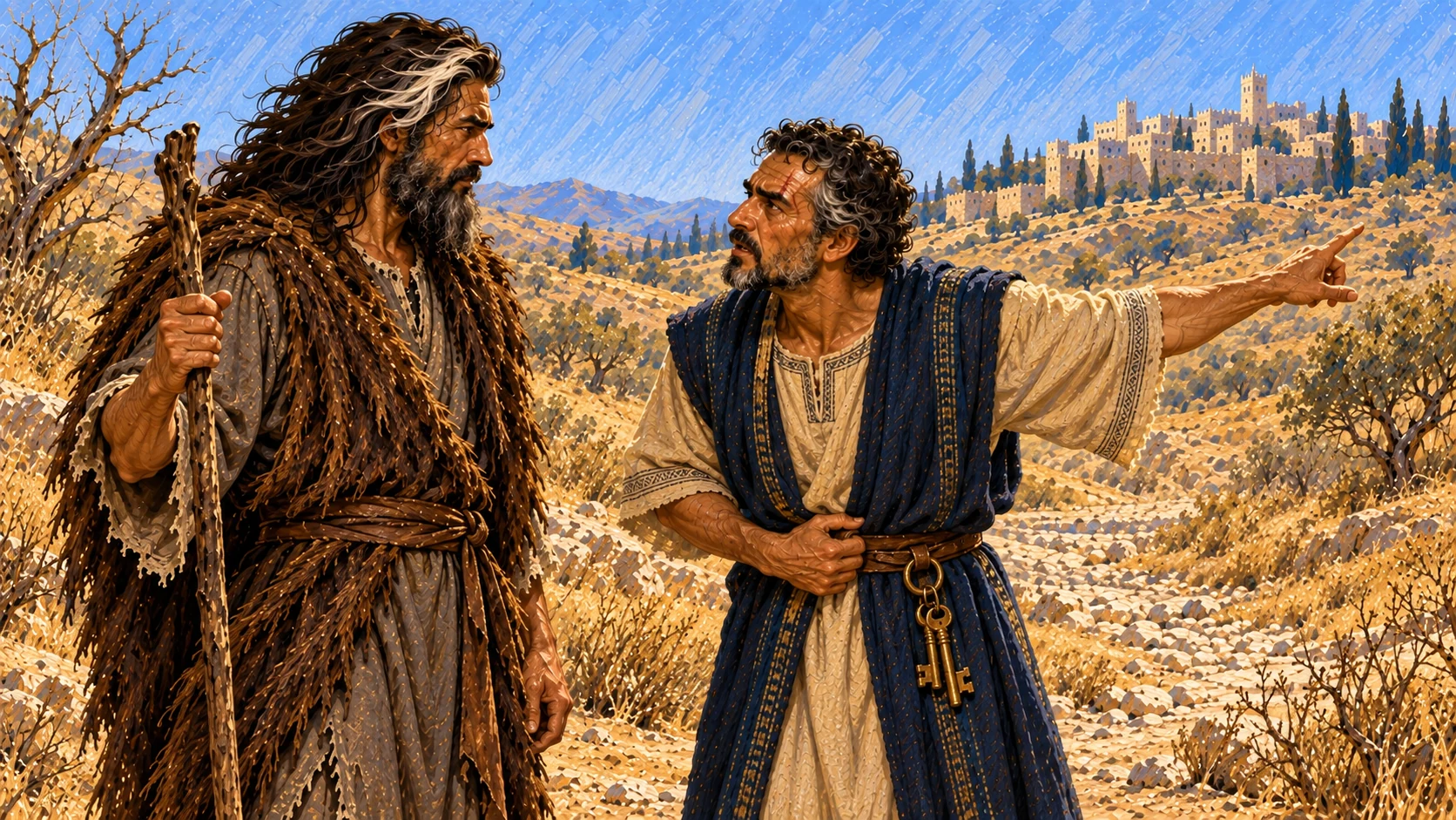 Obadiah fears Elijah may disappear and Ahab kill him, recounting his protection of the prophets.