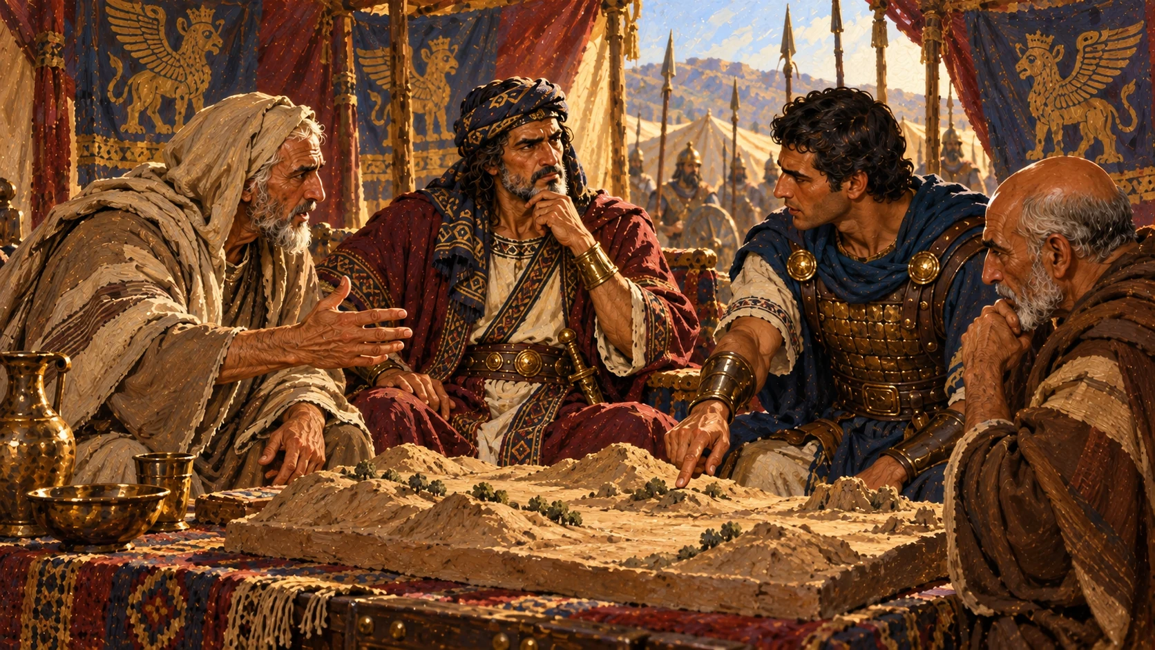 The prophet warns of another campaign; Ben-hadad’s servants plan to fight on level ground.