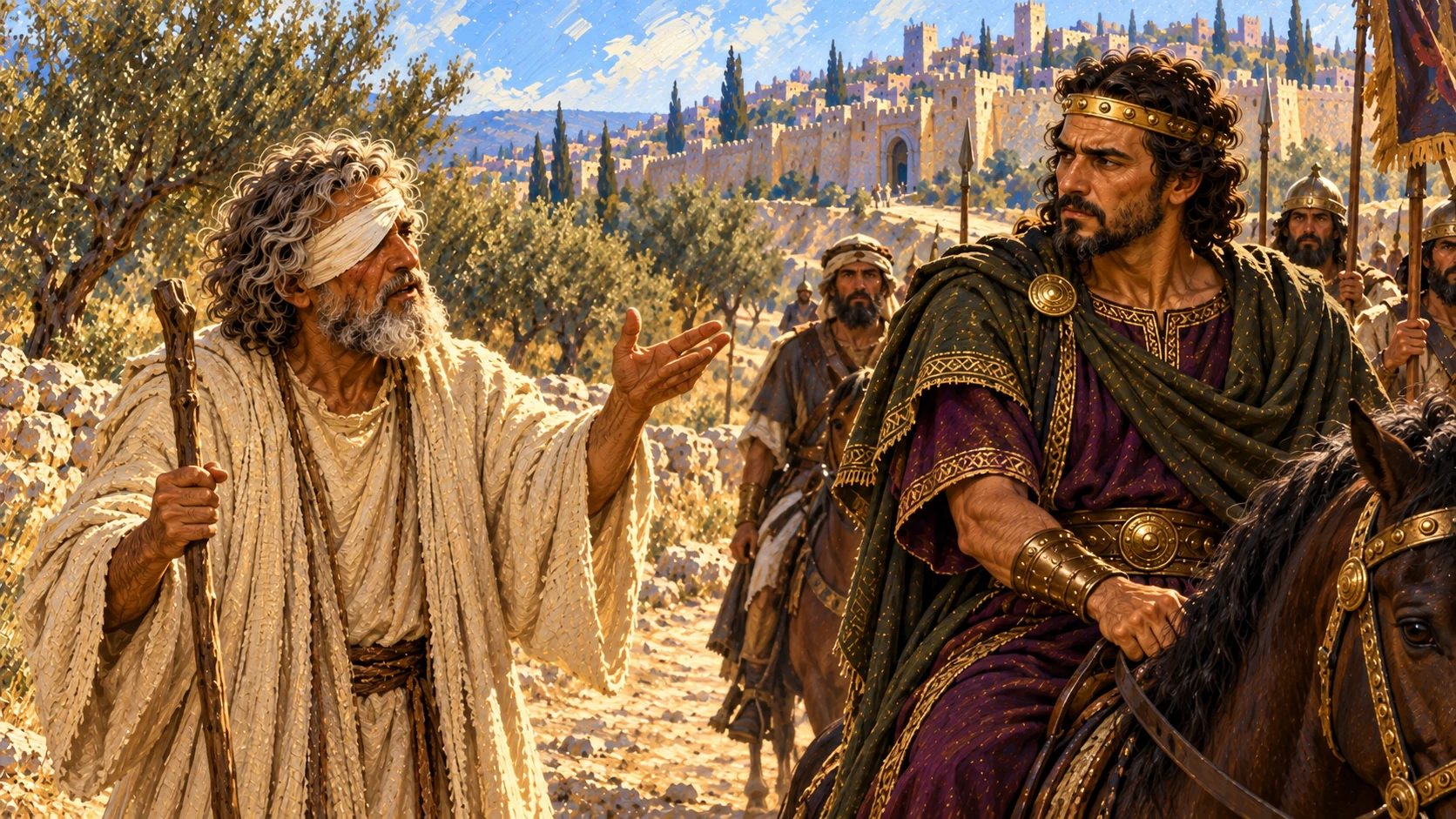 The bandaged prophet tells Ahab a parable about a lost prisoner.