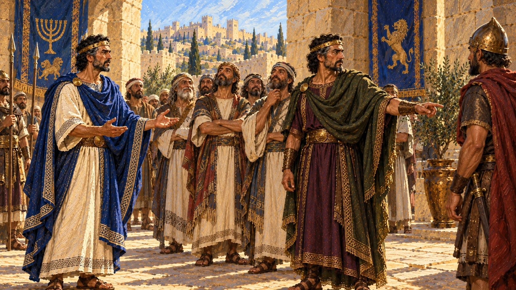 Ahab gathers many prophets; Jehoshaphat asks for Micaiah and an officer summons him.