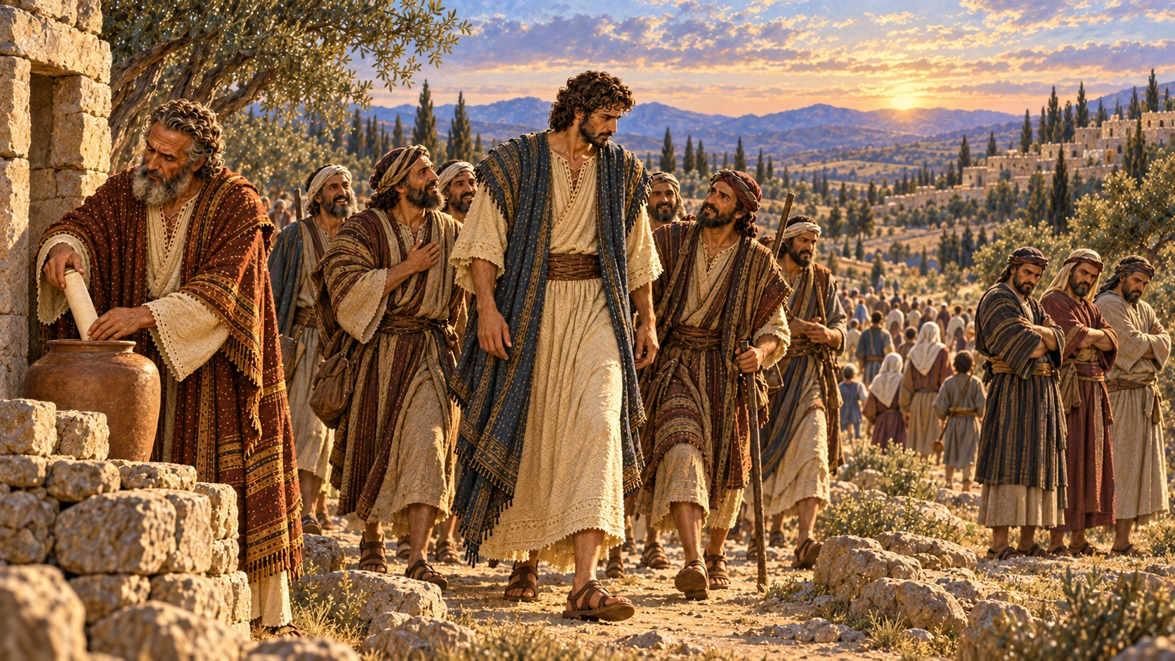 The new king returns to Gibeah