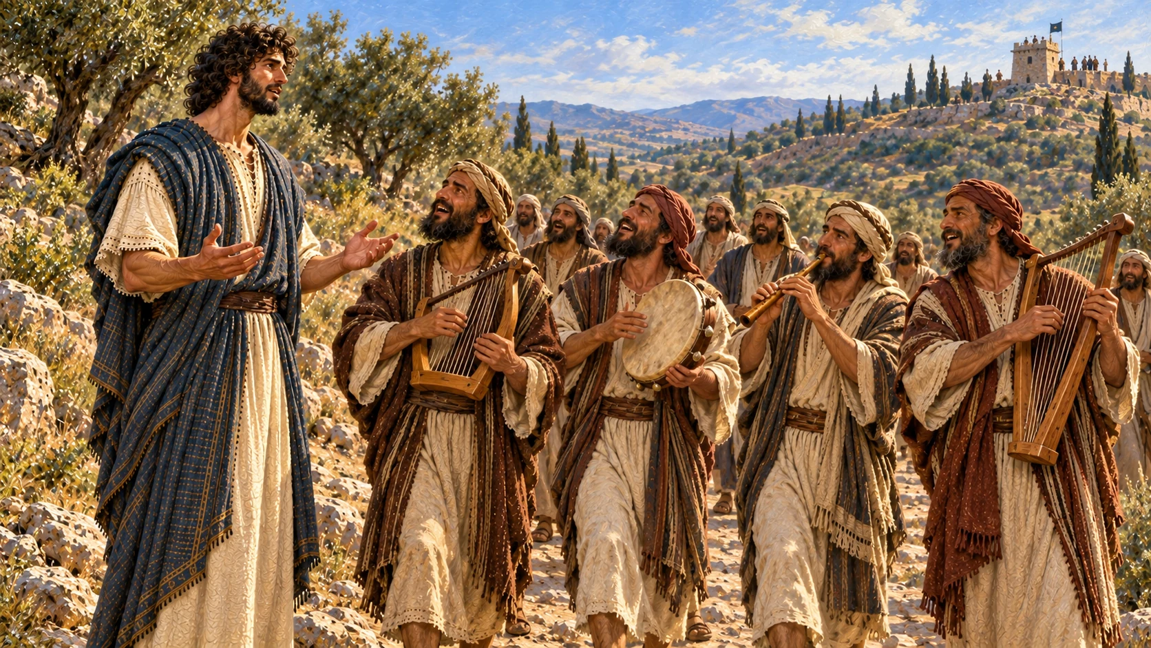 Prophets descend from the high place