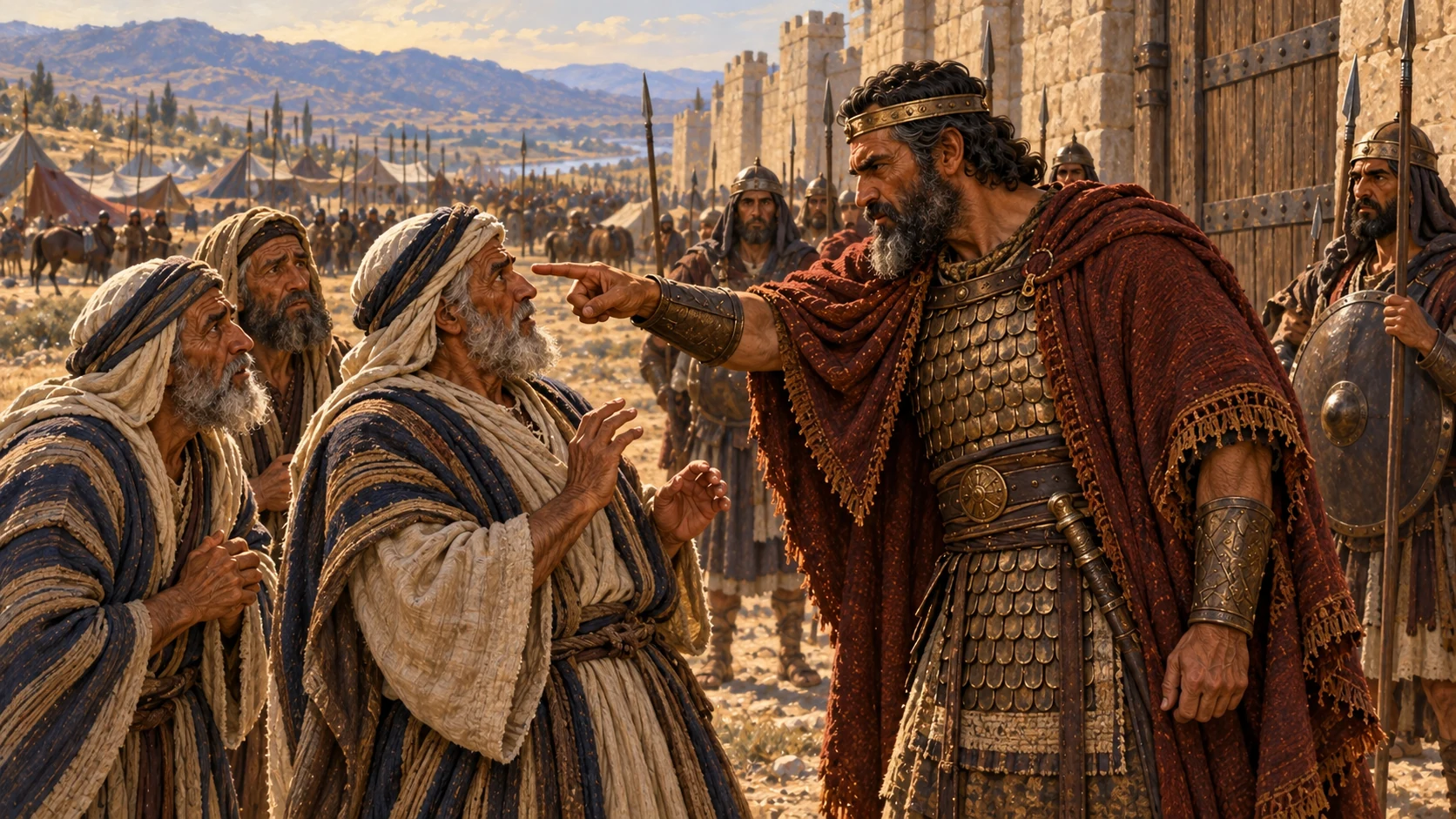 Nahash besieges Jabesh-gilead