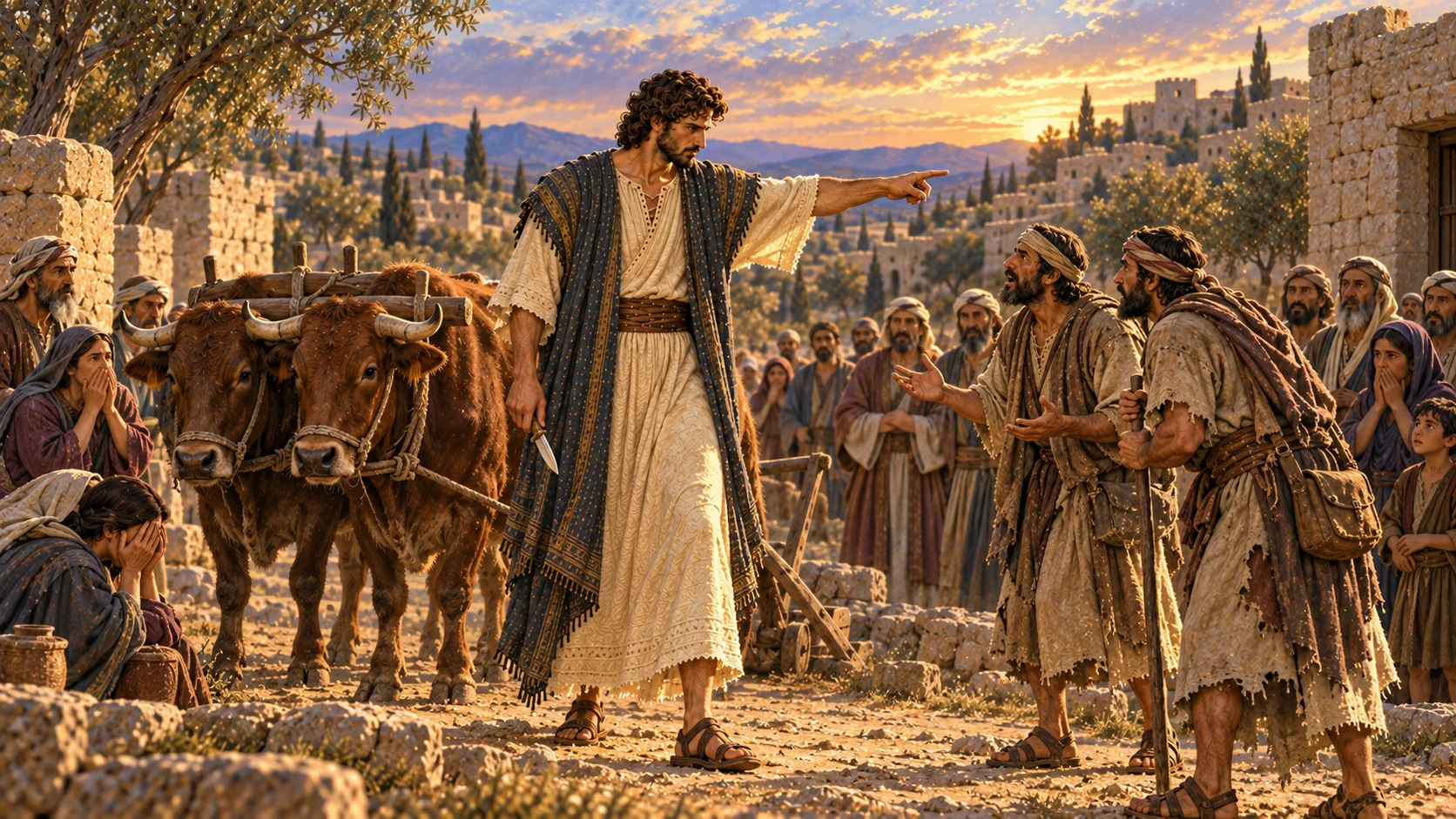 Saul summons all Israel