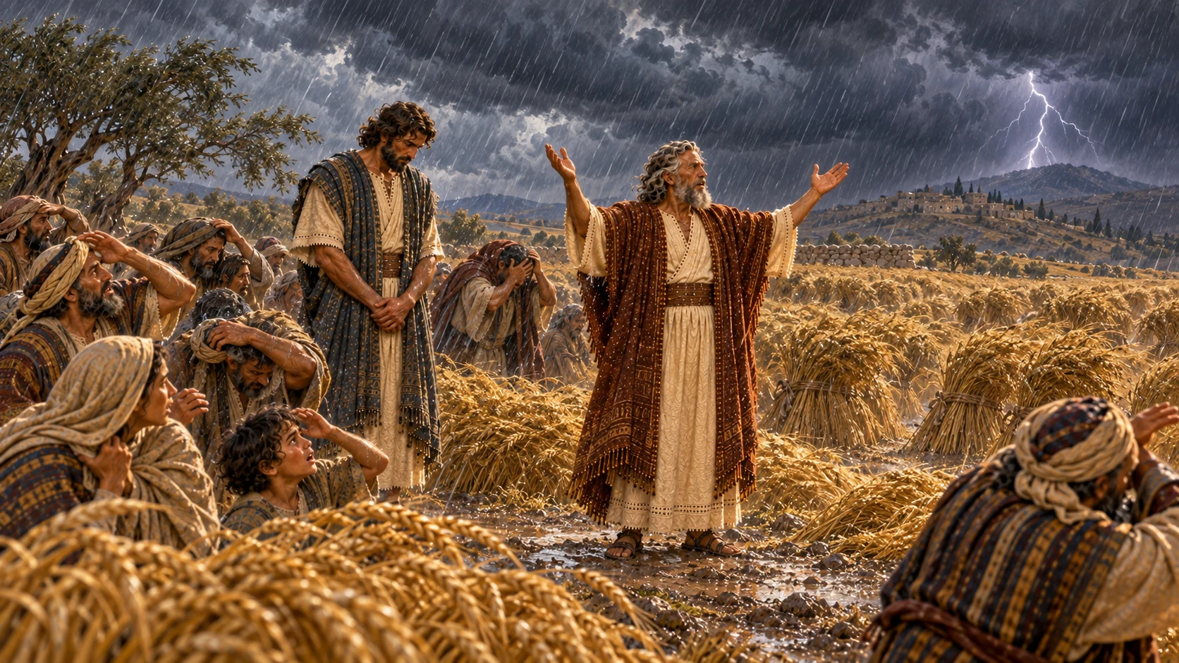 Thunder in the wheat harvest
