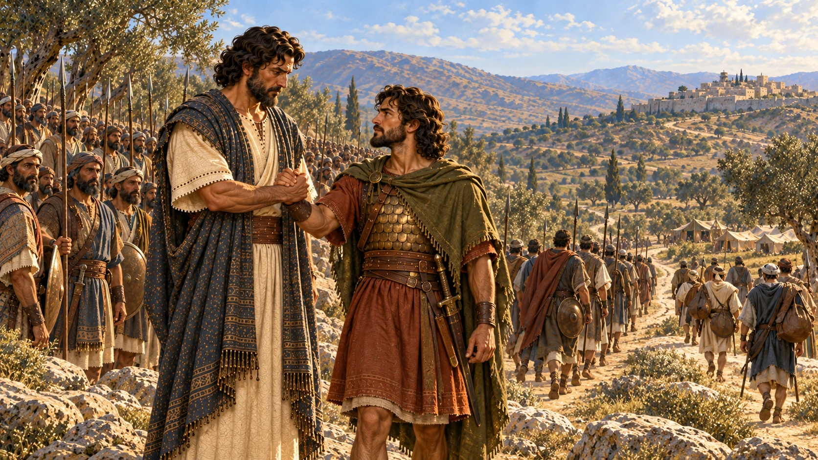 Saul and Jonathan command Israel