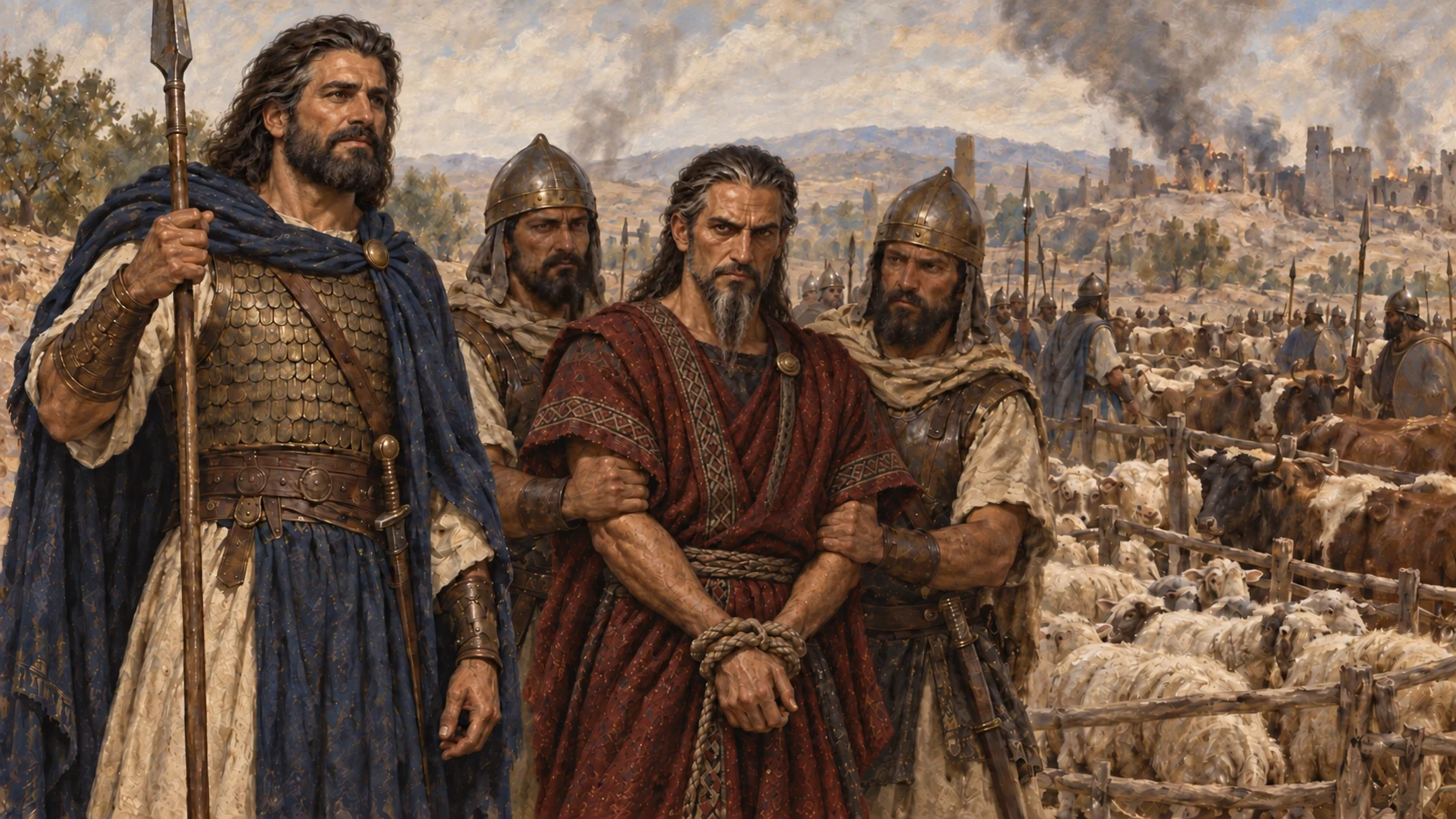 Agag and the livestock spared
