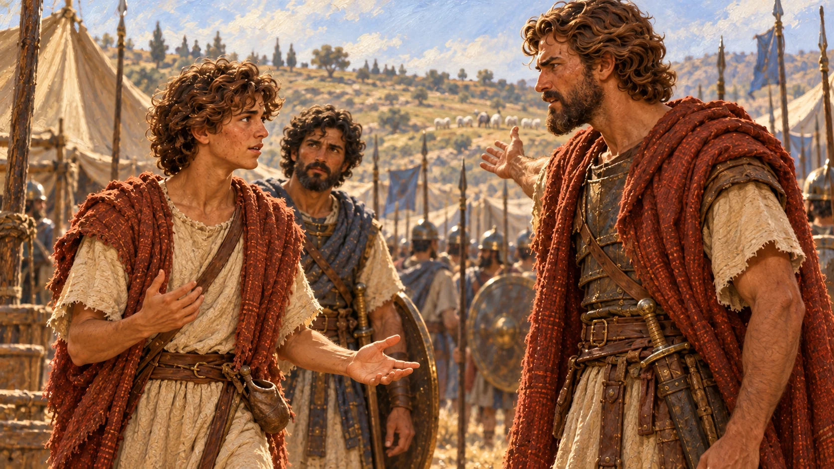 Eliab rebukes David
