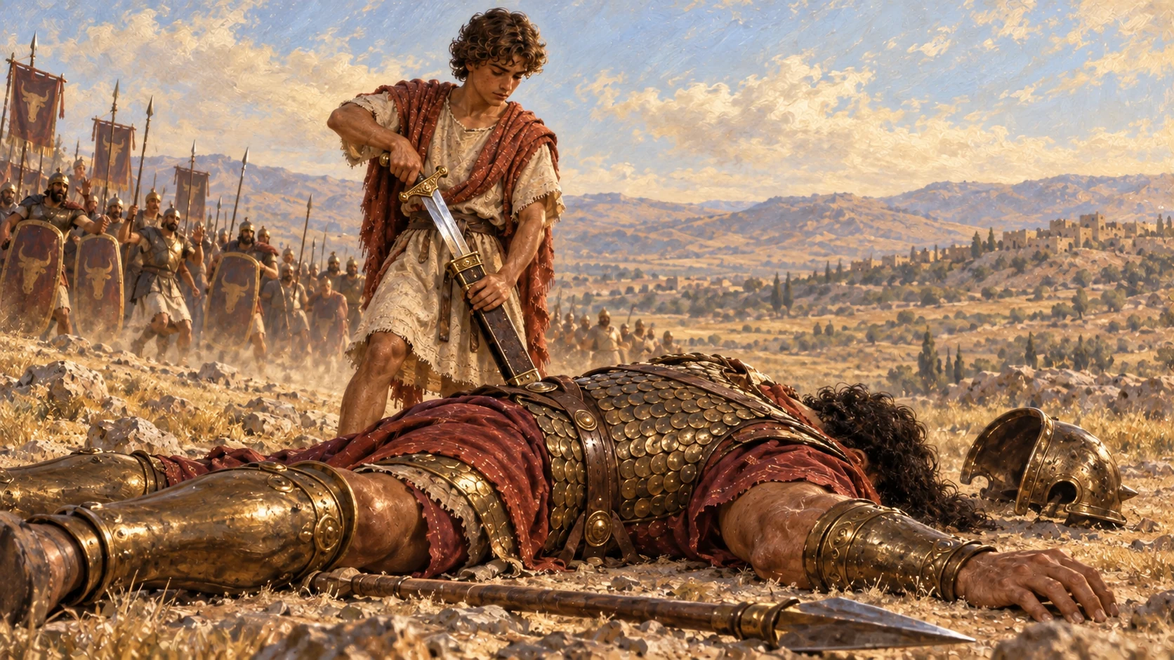 The champion falls