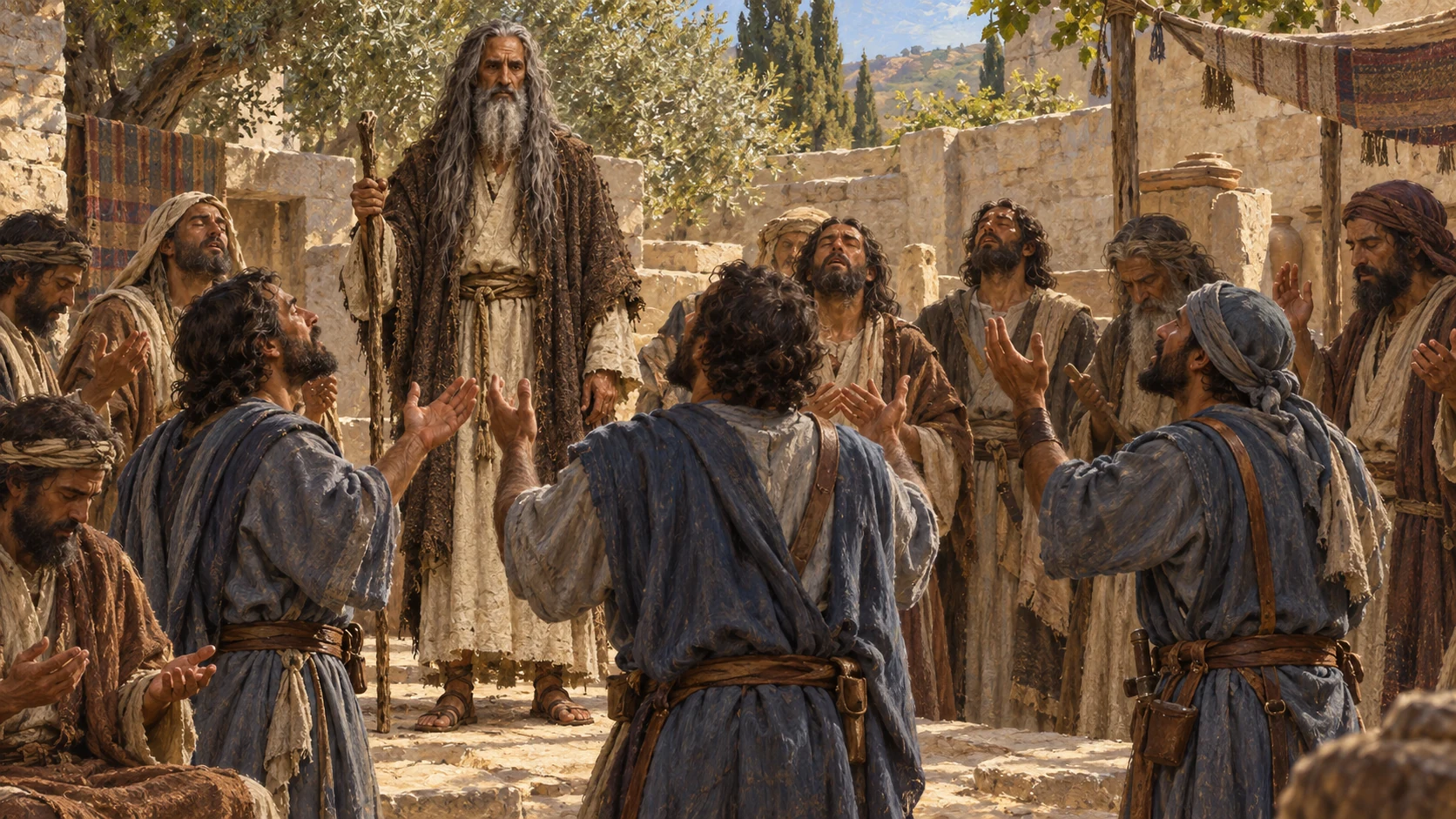 The messengers prophesy