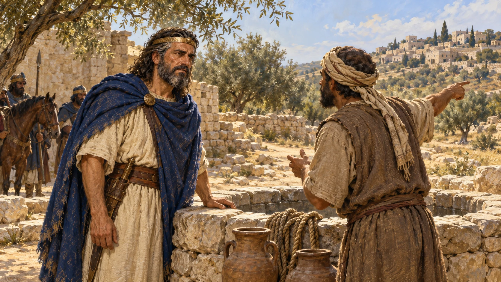 Saul comes to Ramah