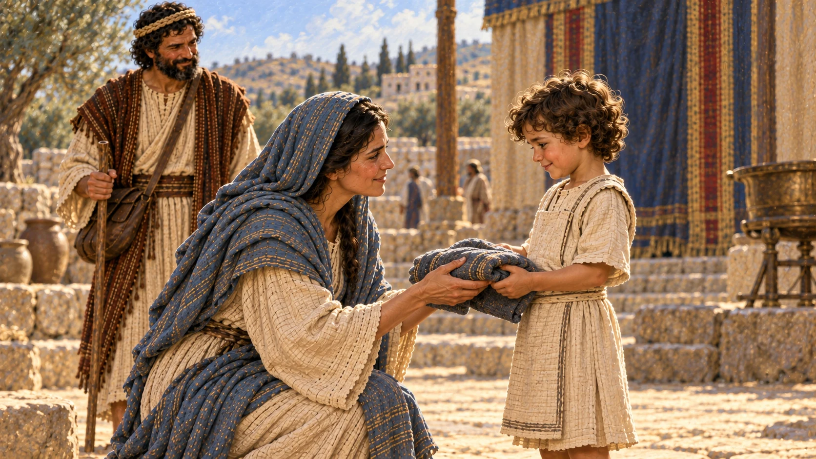 A small robe for Samuel