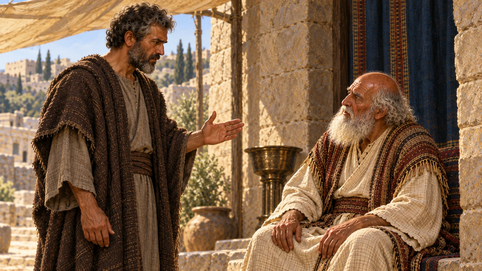 A man of God comes to Eli