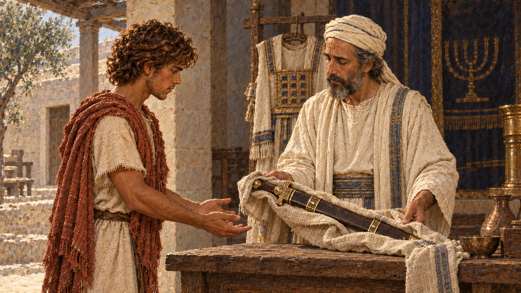 The sword behind the ephod