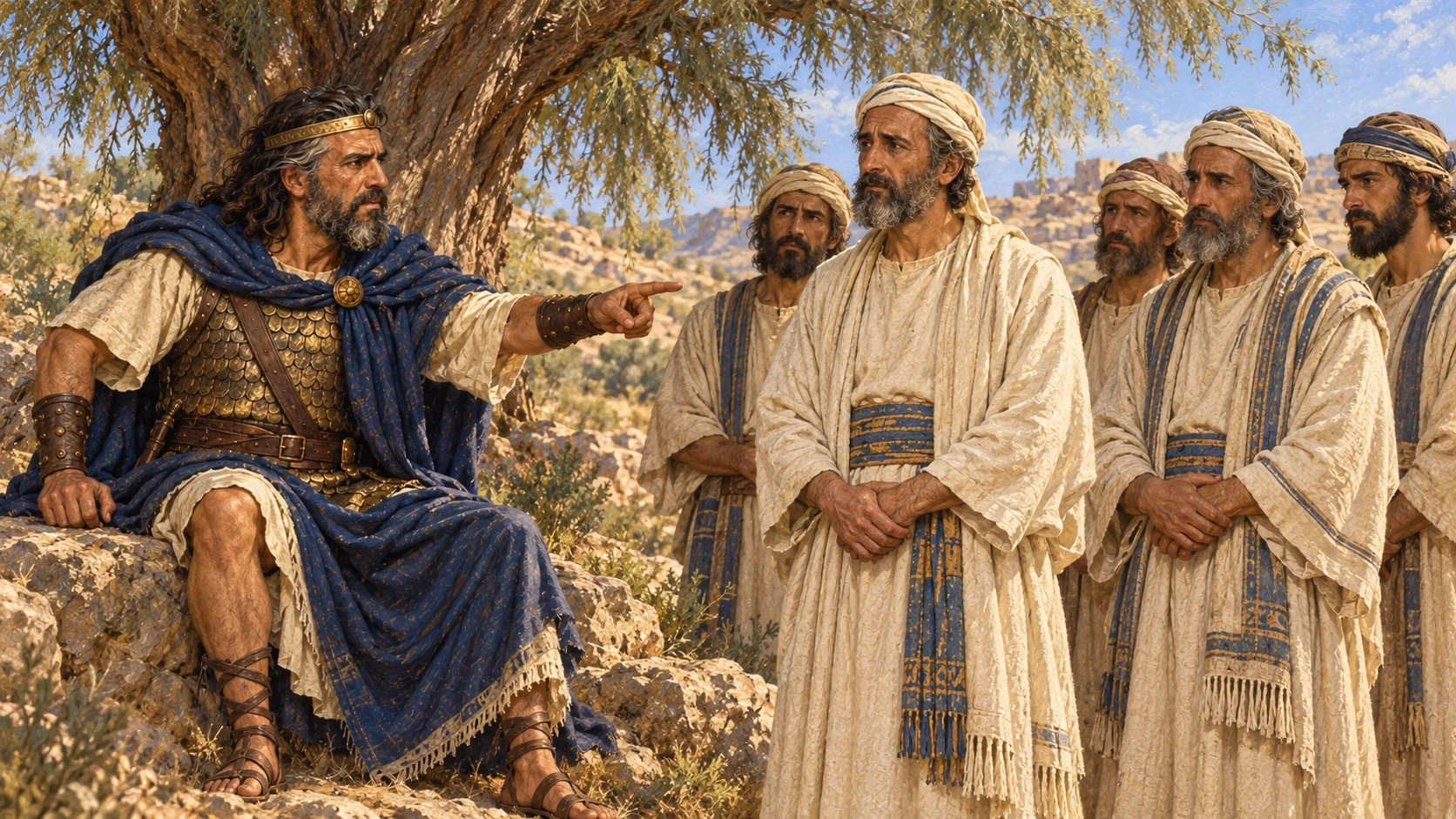 The priests summoned