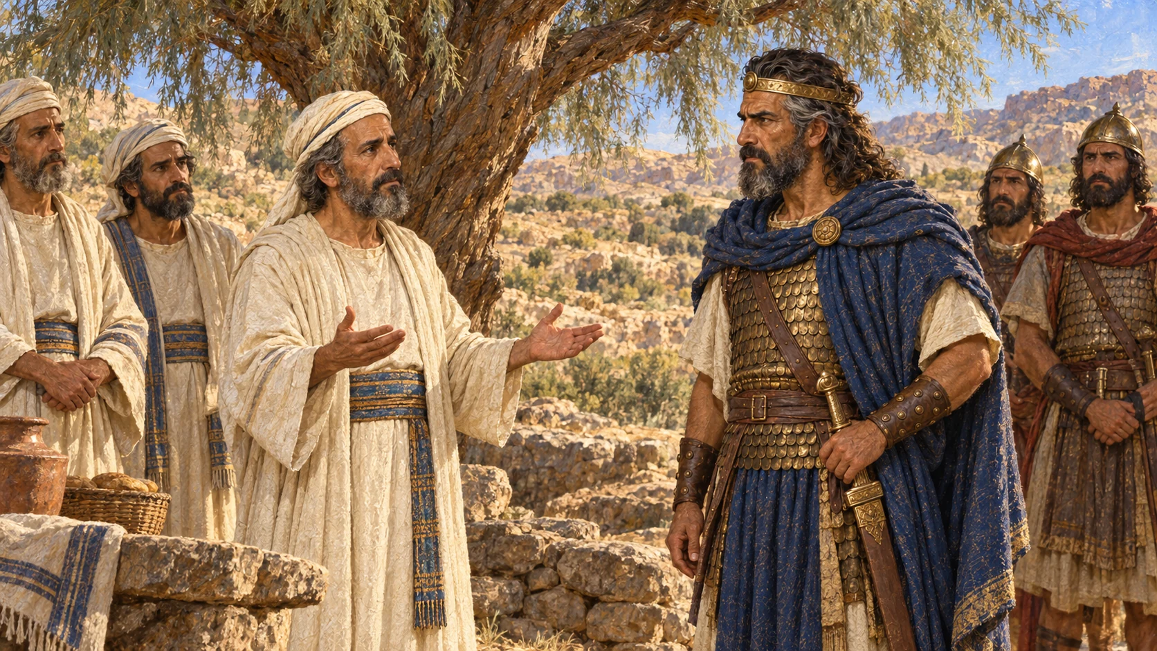 Ahimelech answers