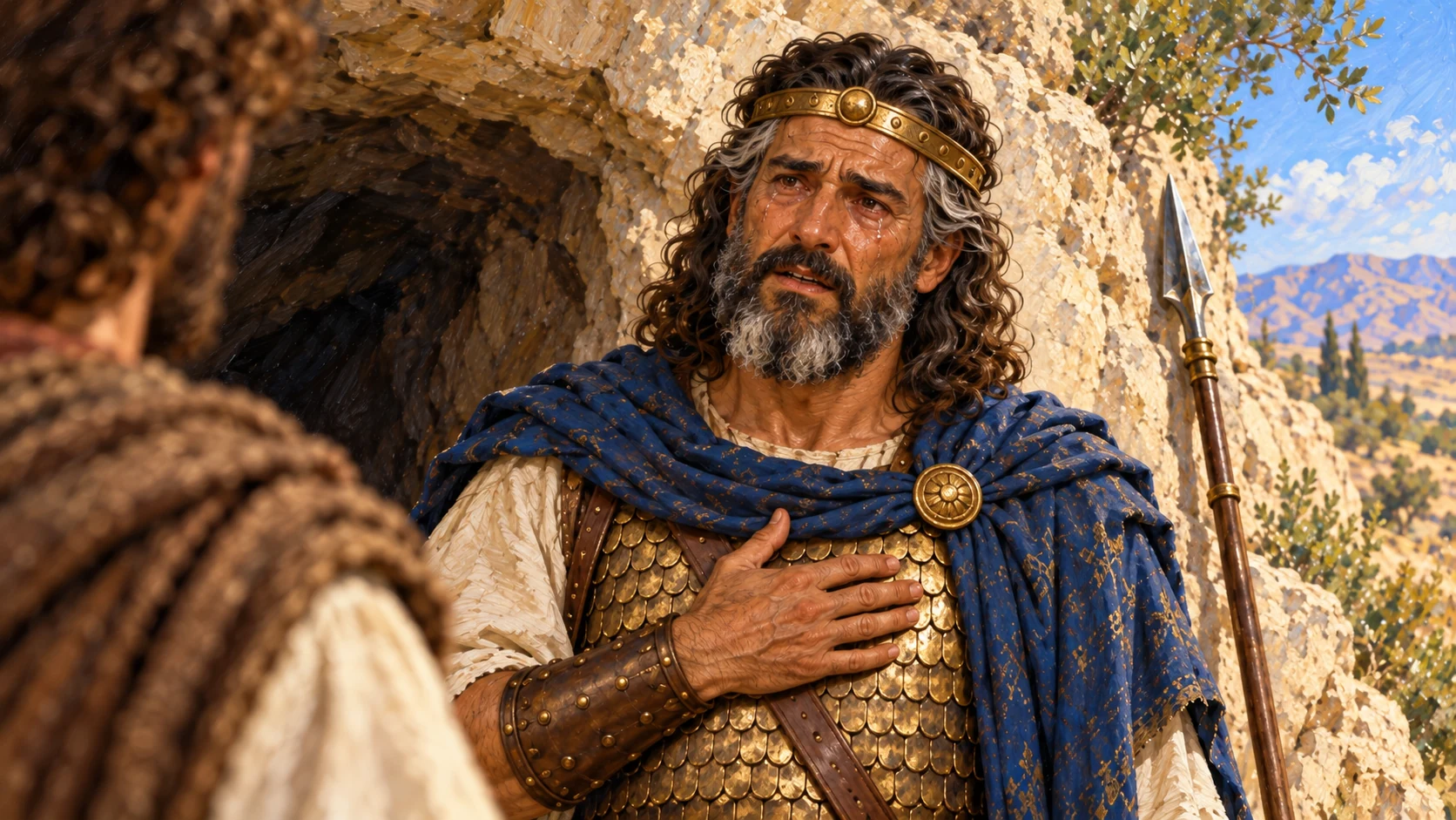 Saul weeps