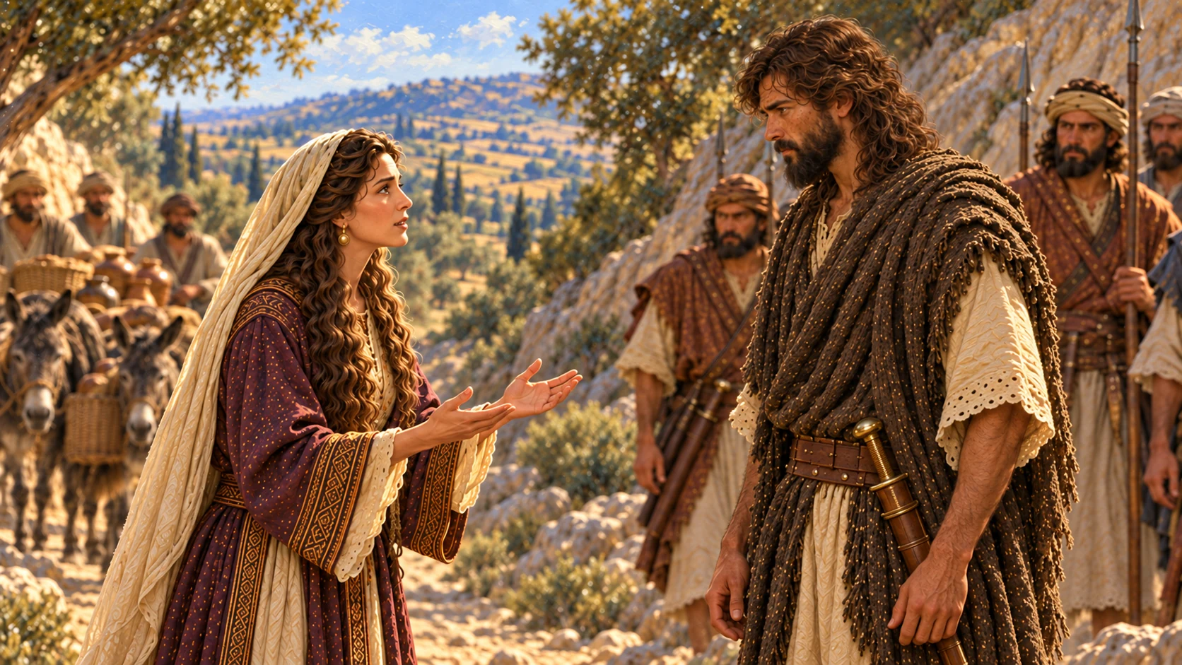 Abigail urges David to remember the future Yahweh has promised him