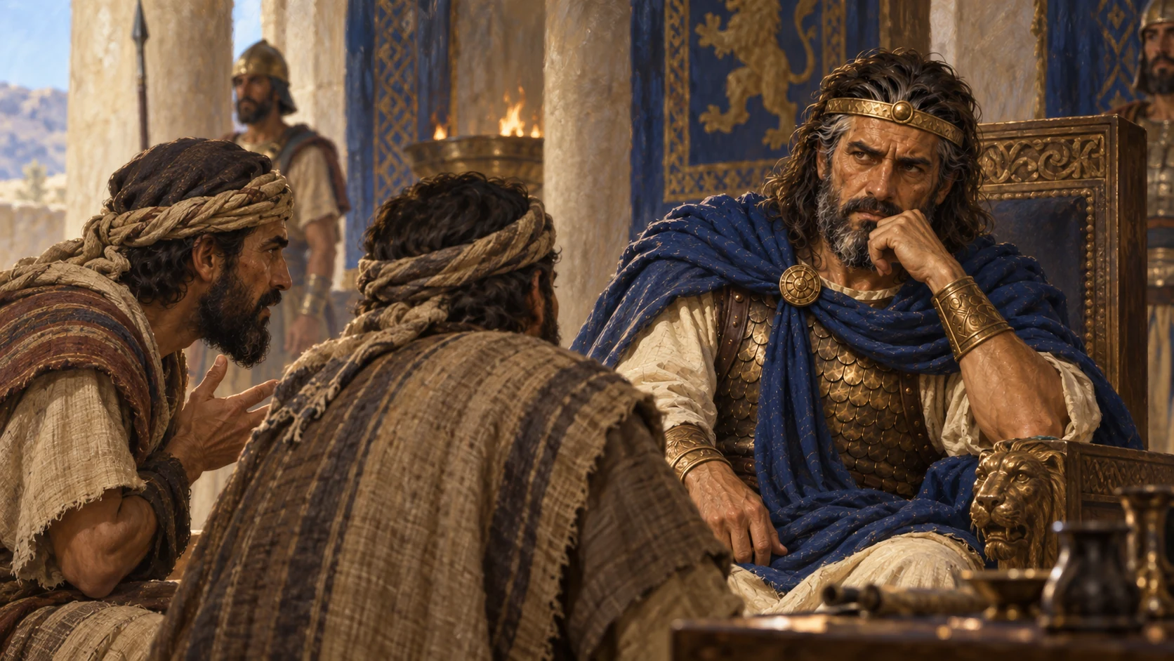 The Ziphites tell Saul where David has taken refuge near Hachilah