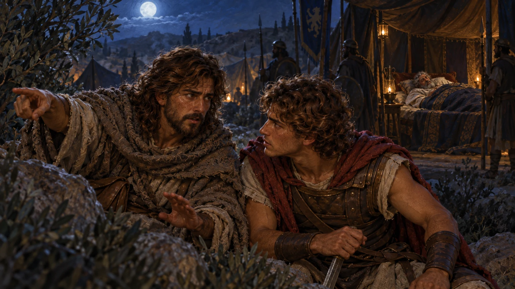David leaves Saul's death to Yahweh, time, or battle