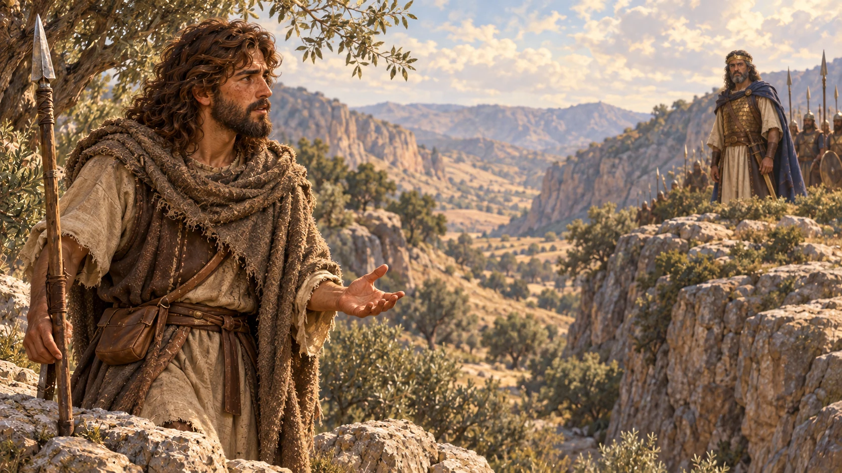 David asks Saul what wrong justifies the pursuit