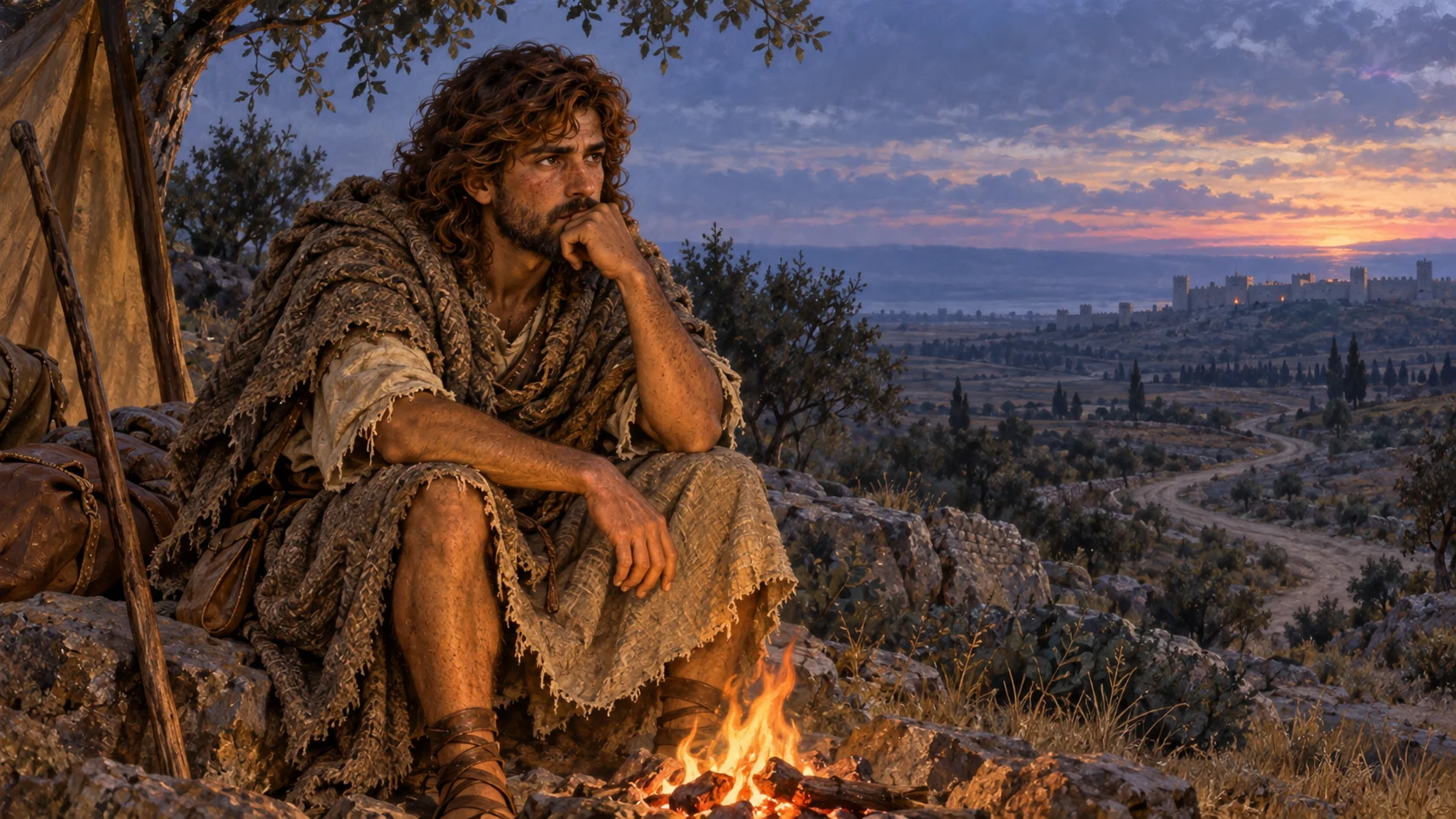 David fears Saul will kill him and resolves to seek refuge among the Philistines