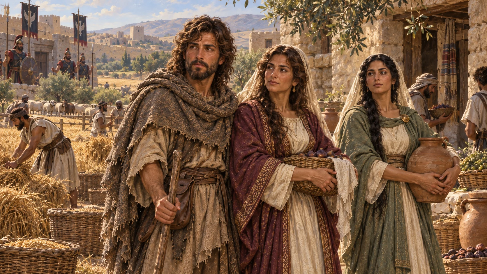 David remains in Philistine territory for a year and four months