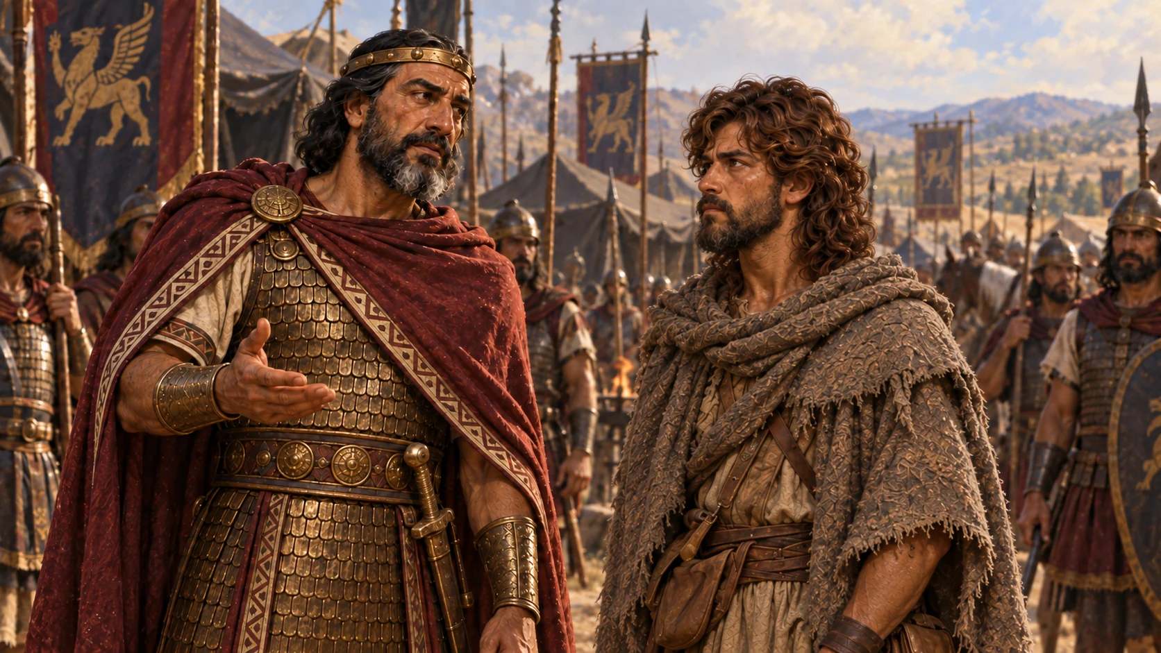 As the Philistines gather against Israel, Achish expects David to join his forces