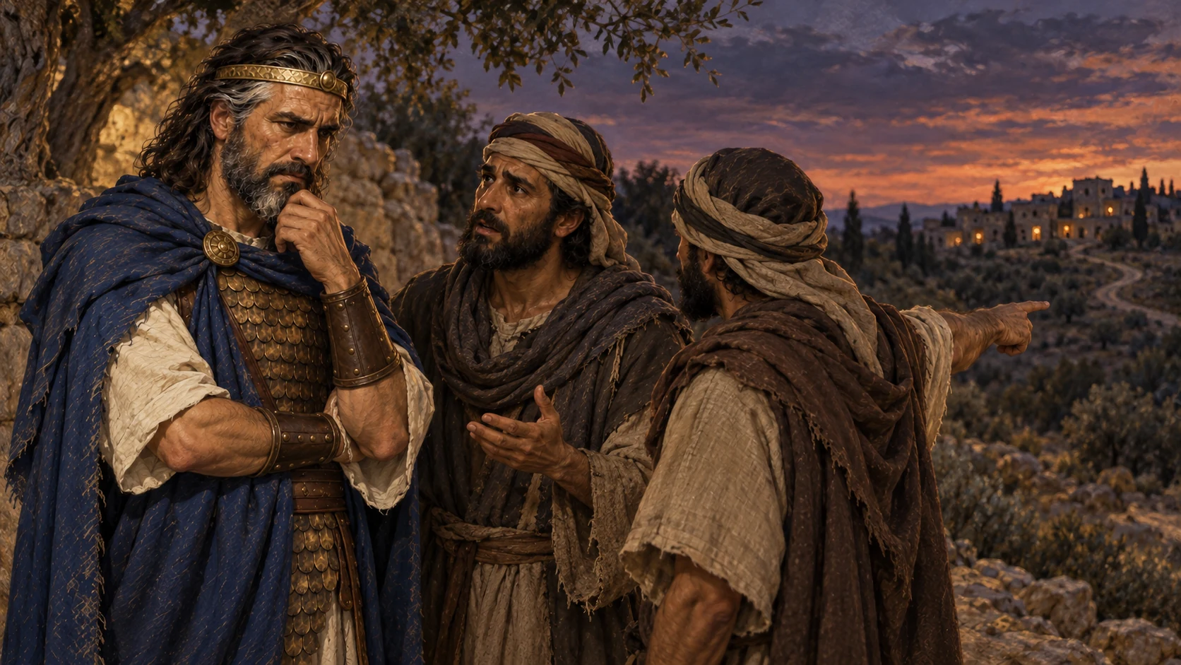 Saul asks his servants to find a medium and hears of one at Endor