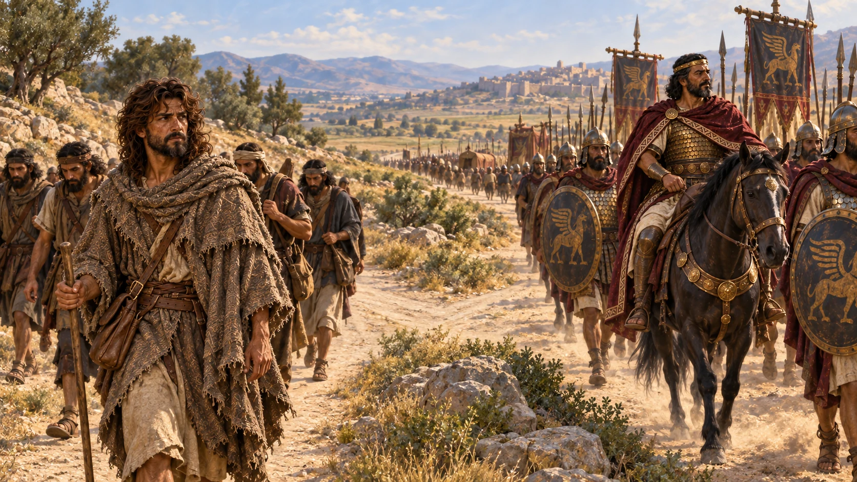 David turns back toward Philistine territory as the army advances to Jezreel