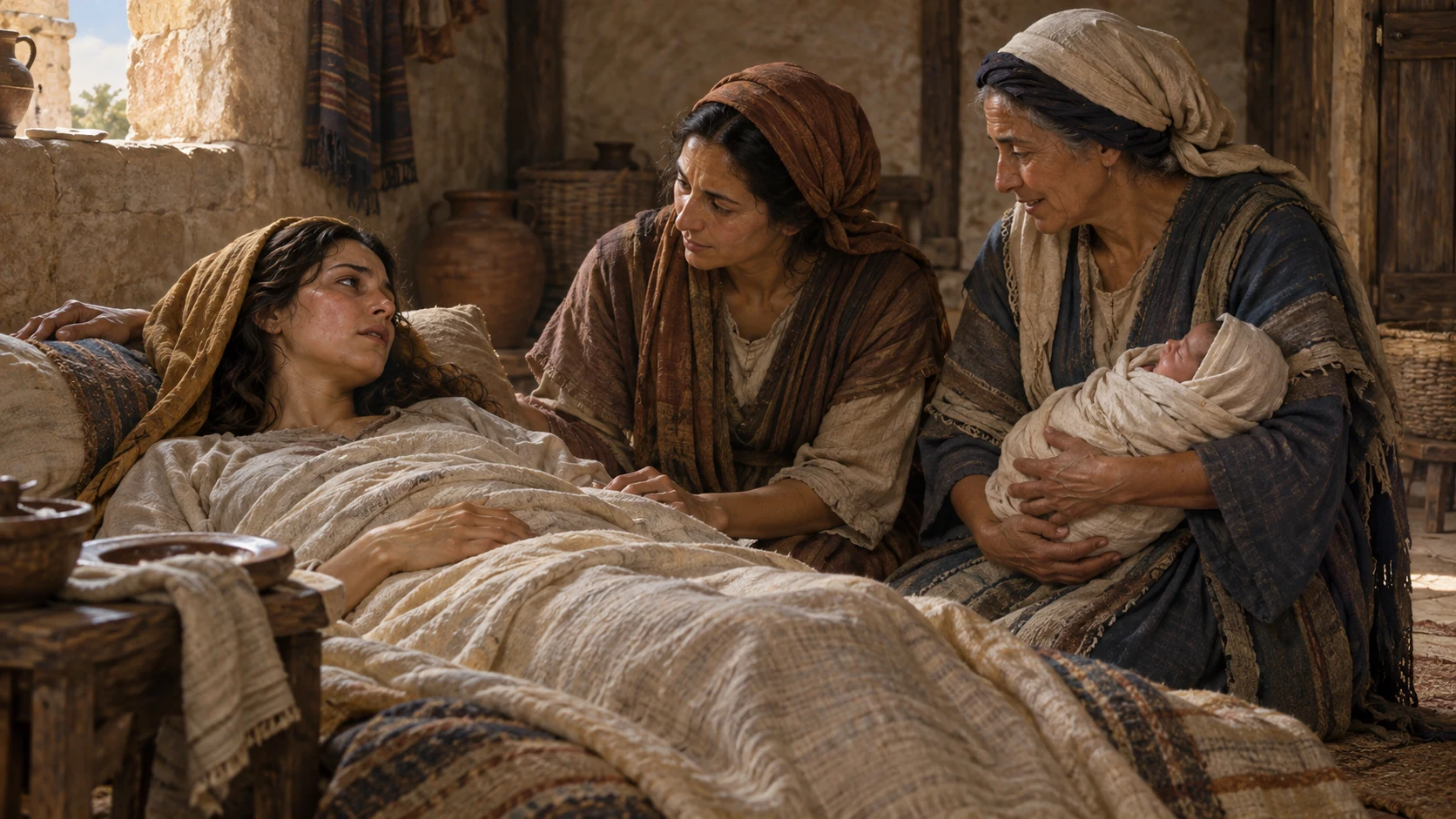 A son is born amid grief